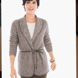 Chico’s Embellished Tully Cardigan